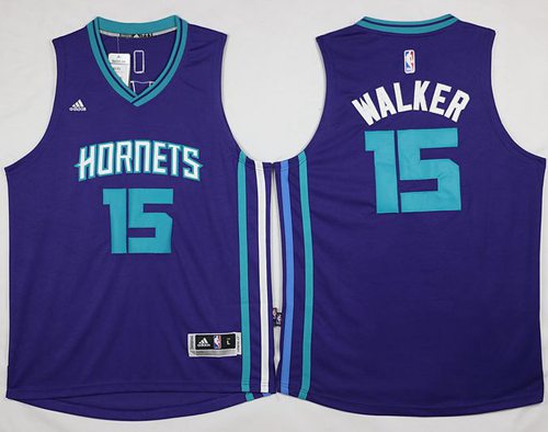 Kemba Walker Charlotte Hornets purple jersey