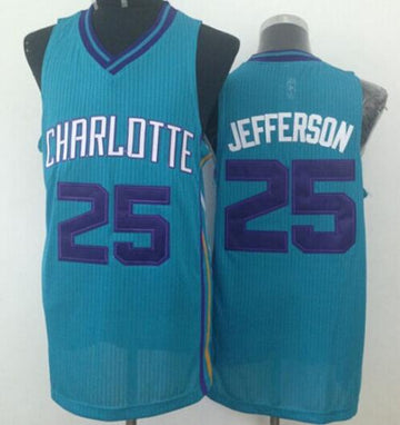 Al Jefferson Charlotte Hornets blue jersey