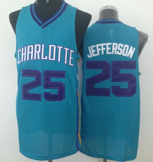 Al Jefferson Charlotte Hornets blue jersey