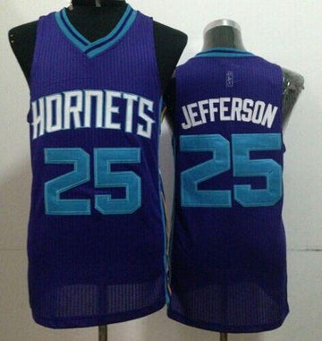 Al Jefferson Charlotte Hornets purple jersey