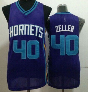 Cody Zeller Charlotte Hornets purple jersey
