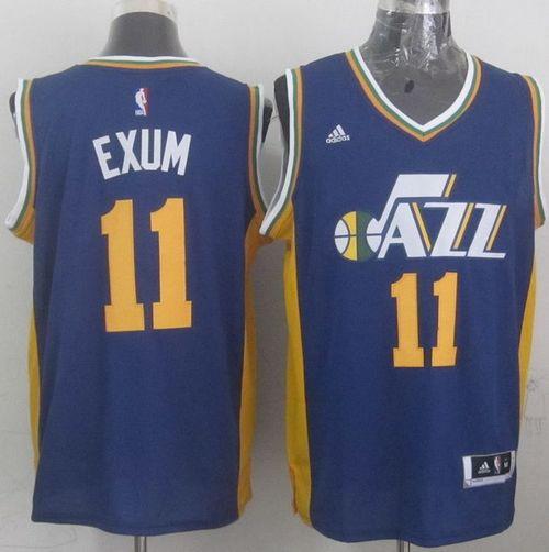 Dante Exum Utah Jazz navy jersey