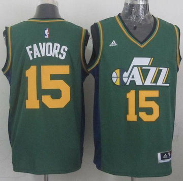 Derrick Favors Utah Jazz green jersey