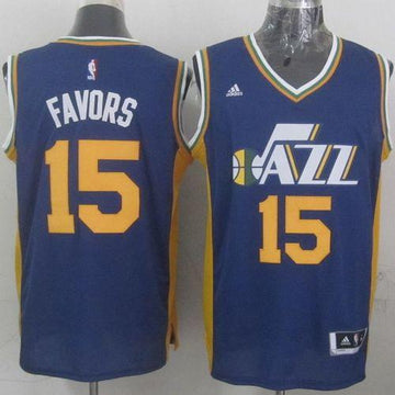 Derrick Favors Utah Jazz navy jersey