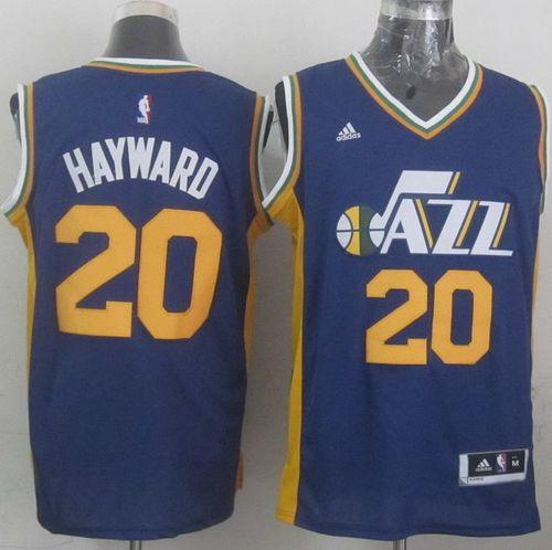 Gordon Hayward Utah Jazz navy jersey