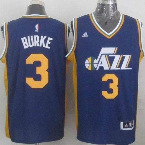 Trey Burke Utah Jazz navy jersey