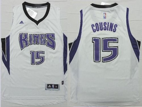 DeMarcus Cousins Sacramento Kings white jersey