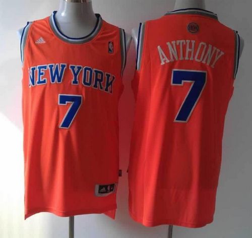 Carmelo Anthony New York Knicks orange Alternate jersey