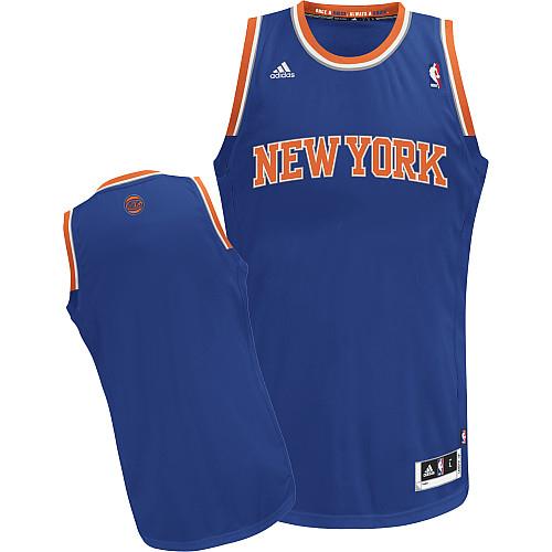 Custom New York Knicks blue jersey