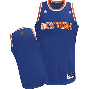 Custom New York Knicks blue jersey