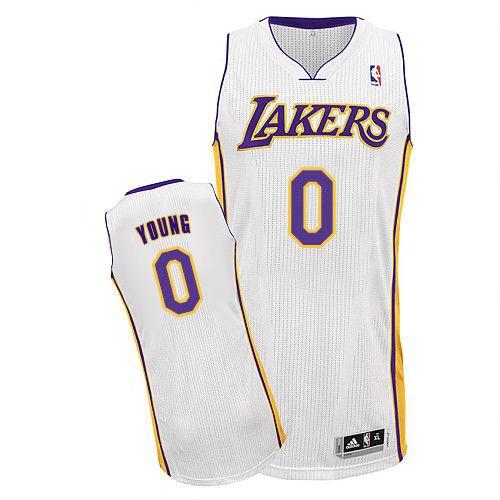 Nick Young Los Angeles Lakers white jersey