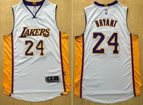 Kobe Bryant Los Angeles Lakers white jersey