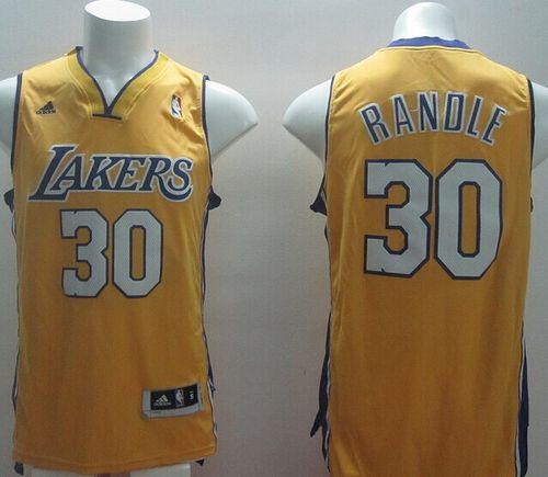 Julius Randle Los Angeles Lakers gold jersey