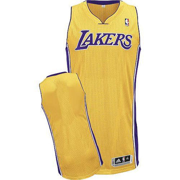 Custom Los Angeles Lakers yellow jersey