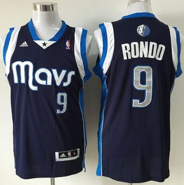 Rajon Rondo Dallas Mavericks navy jersey