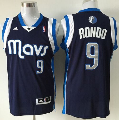 Rajon Rondo Dallas Mavericks navy jersey