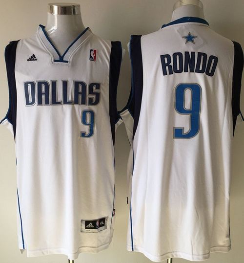 Rajon Rondo Dallas Mavericks white jersey