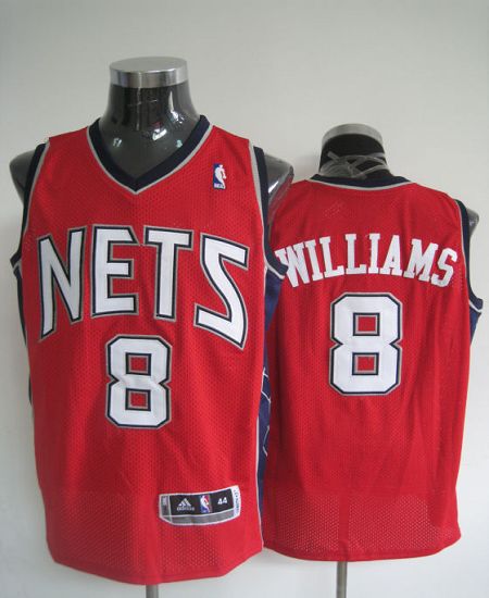 Deron Brooklyn Nets red jersey
