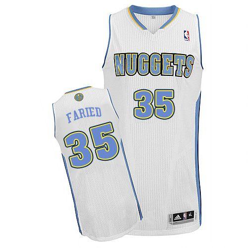 Kenneth Faried Denver Nuggets white jersey