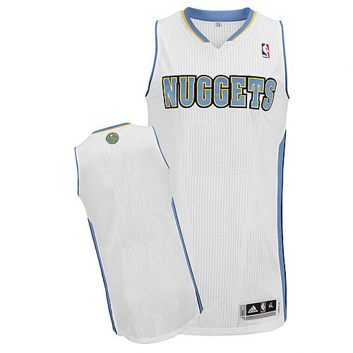 Custom Denver Nuggets white jersey
