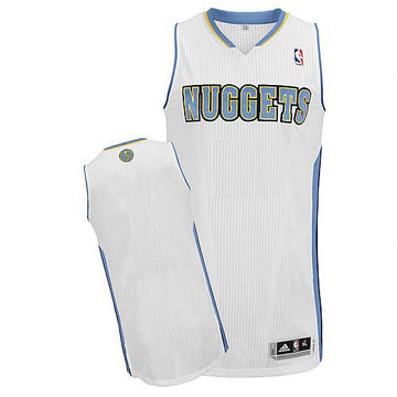 Custom Denver Nuggets white jersey