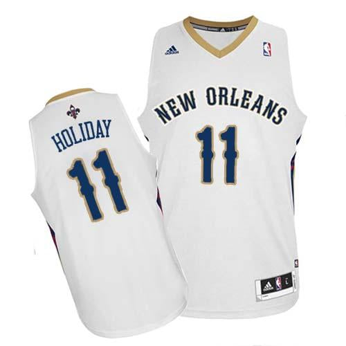 Jrue Holiday New Orleans Pelicans white jersey