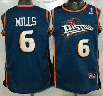 Greg Monroe Detroit Pistons blue jersey