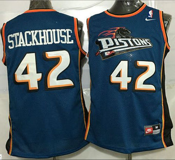 Josh Smith Detroit Pistons blue jersey