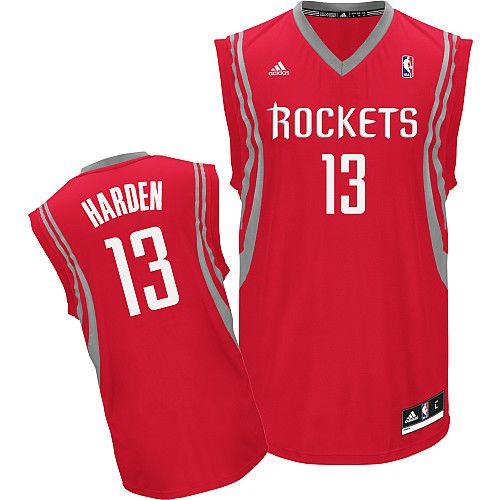 James Harden Houston Rockets red Road jersey