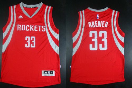 Corey Brewer Houston Rockets red Road jersey
