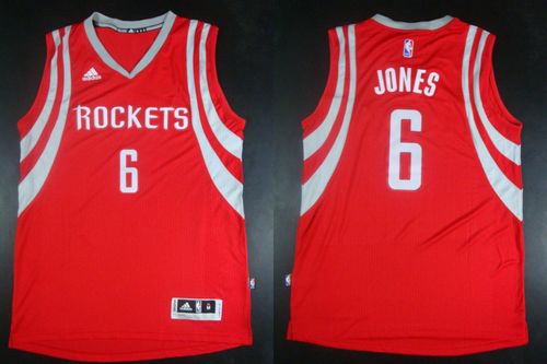 Terrence Jones Houston Rockets red Road jersey