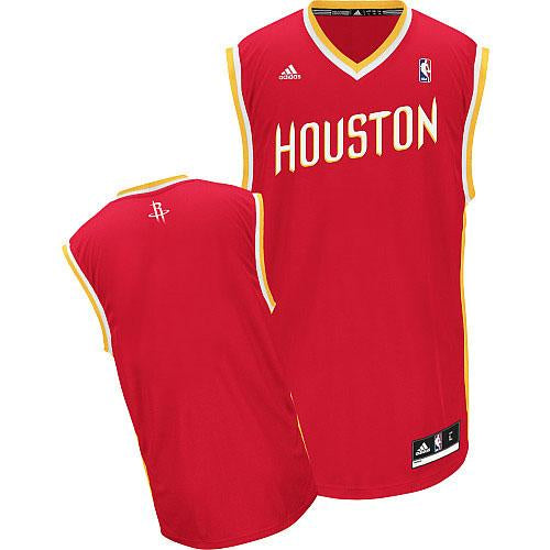 Custom Houston Rockets red Alternate jersey
