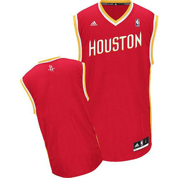 Custom Houston Rockets red Alternate jersey