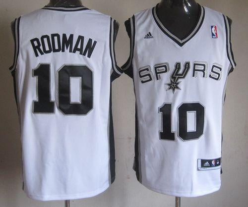 Dennis Rodman San Antonio Spurs white jersey