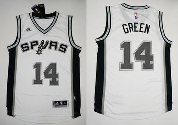Danny Green San Antonio Spurs white jersey