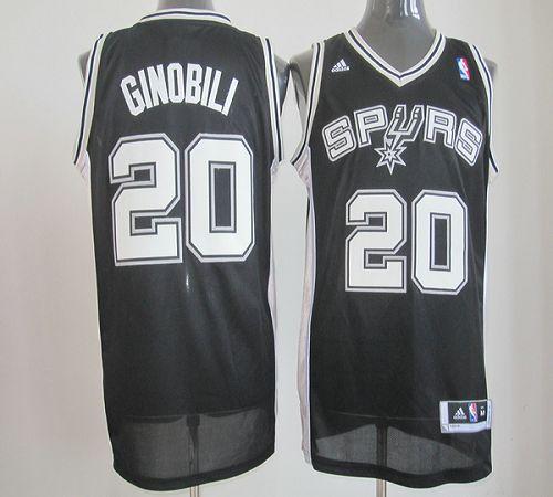 Manu Ginobili San Antonio Spurs black jersey