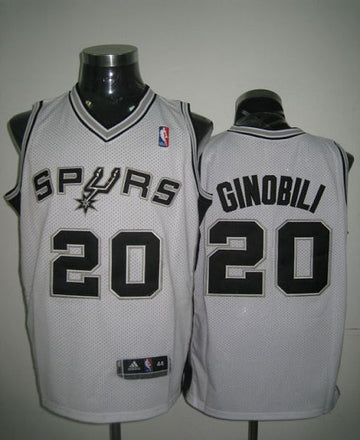 Manu Ginobili San Antonio Spurs white jersey