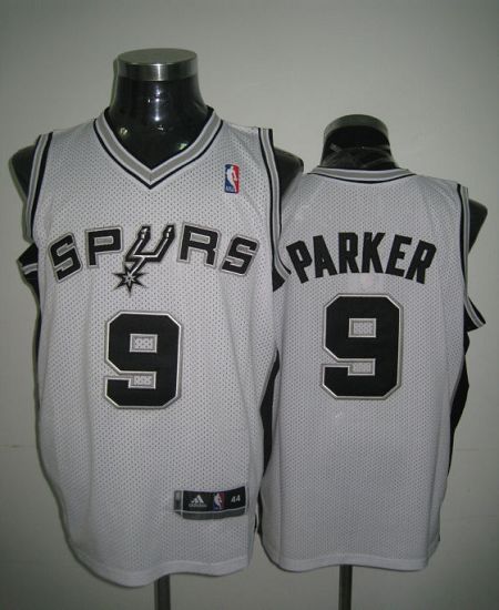 Tony Parker San Antonio Spurs white jersey