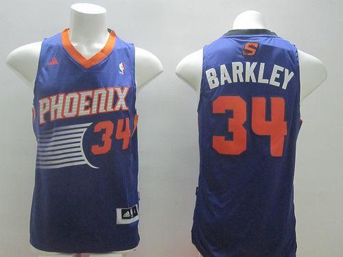 Charles Barkley Phoenix Suns purple jersey