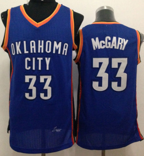 Mitch McGary Oklahoma City Thunder blue jersey