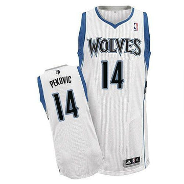 Nikola Pekovic Minnesota Timberwolves white jersey
