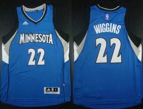 Andrew Wiggins Minnesota Timberwolves blue jersey