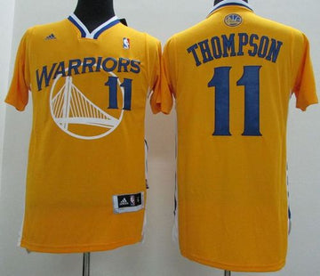 Klay Thompson Golden State Warriors gold Alternate jersey
