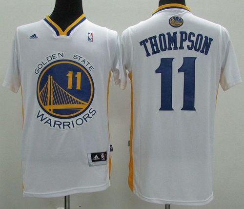 Klay Thompson Golden State Warriors white Alternate jersey