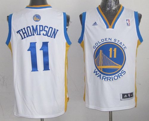 Klay Thompson Golden State Warriors white jersey