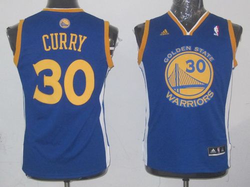 Stephen Curry Golden State Warriors blue jersey