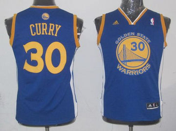 Stephen Curry Golden State Warriors blue jersey