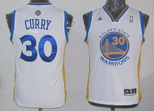 Stephen Curry Golden State Warriors white jersey