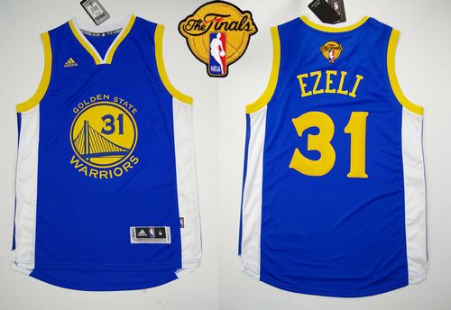 Festus Ezeli Golden State Warriors blue jersey