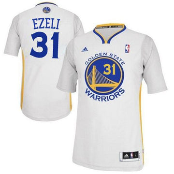 Festus Ezeli Golden State Warriors white Alternate jersey